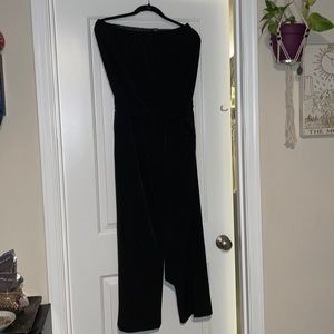 Black Tube Top Jumpsuit